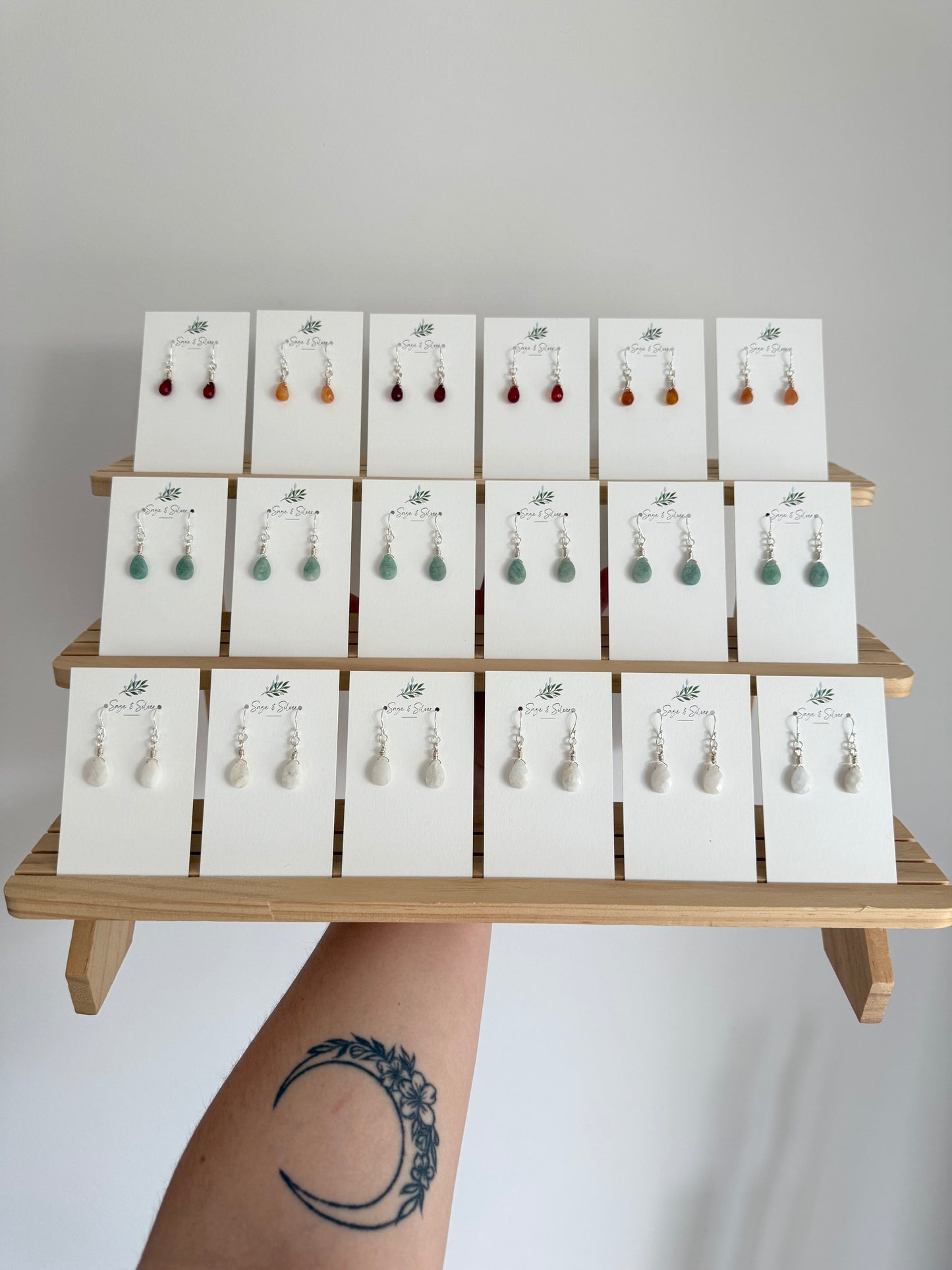 Grace Earring in Carnelian