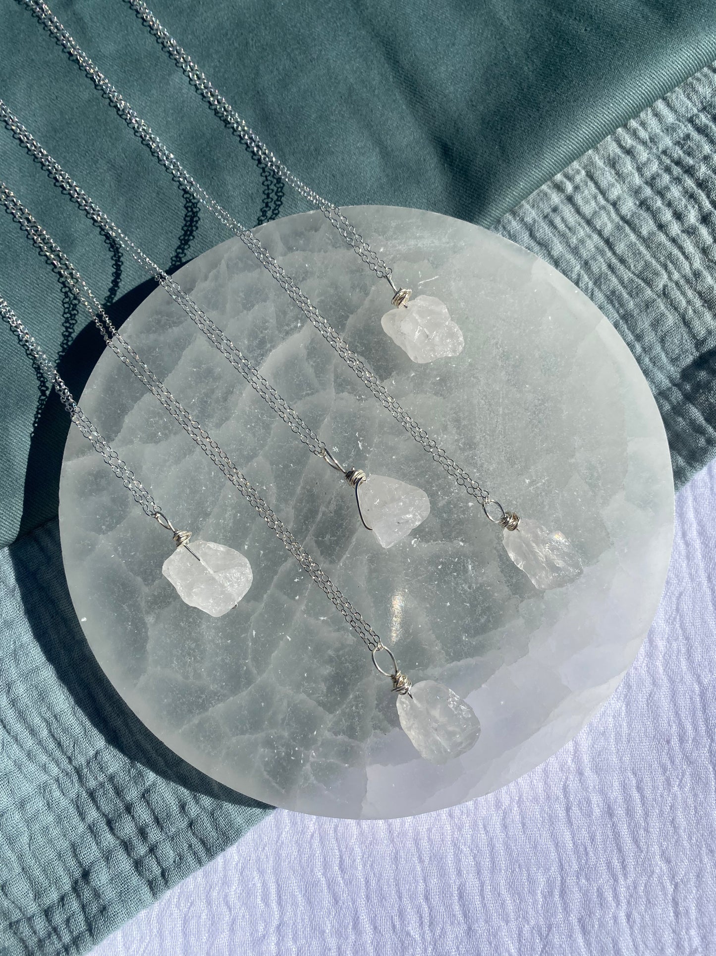Allure Clear Quartz Pendant
