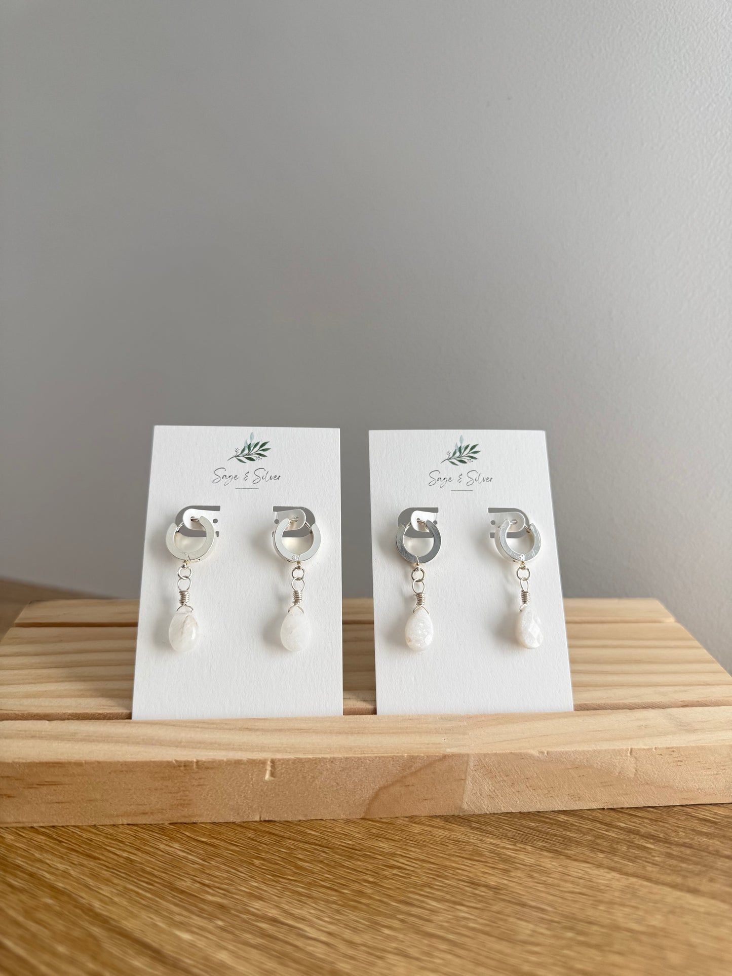 Cleo Earrings - Moonstone