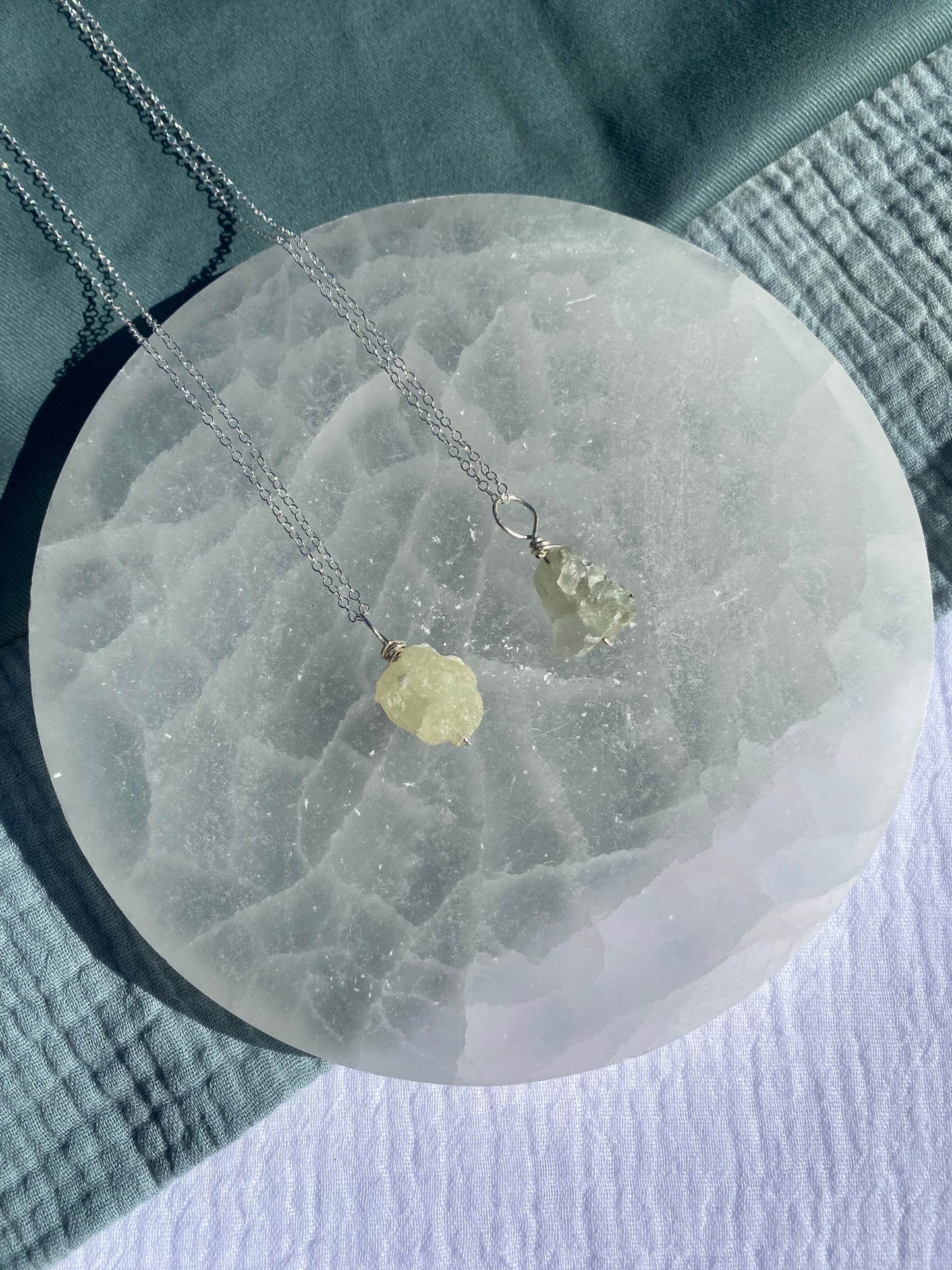 Allure Prehnite Pendant