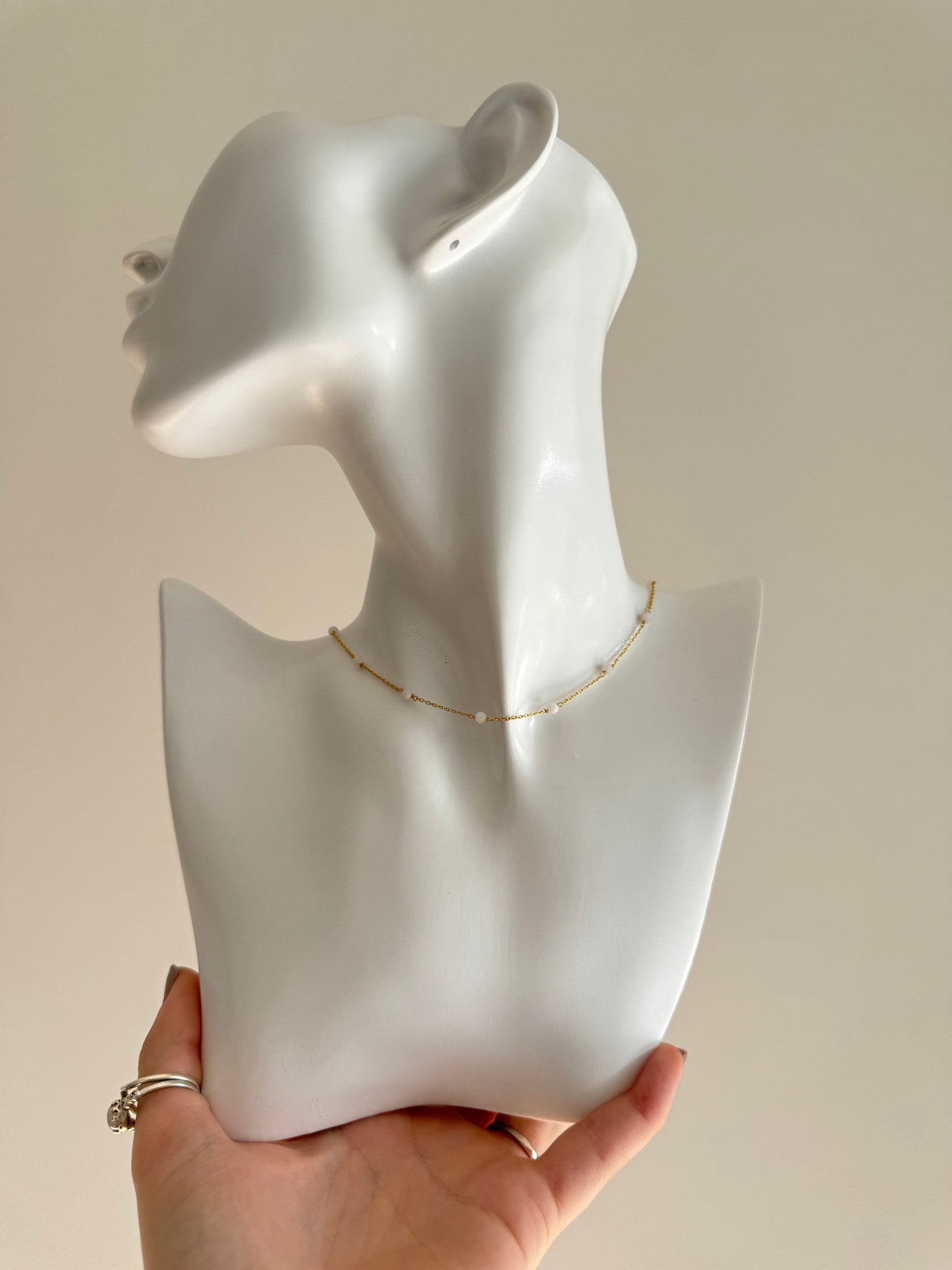 Ember Necklace Gold - Moonstone