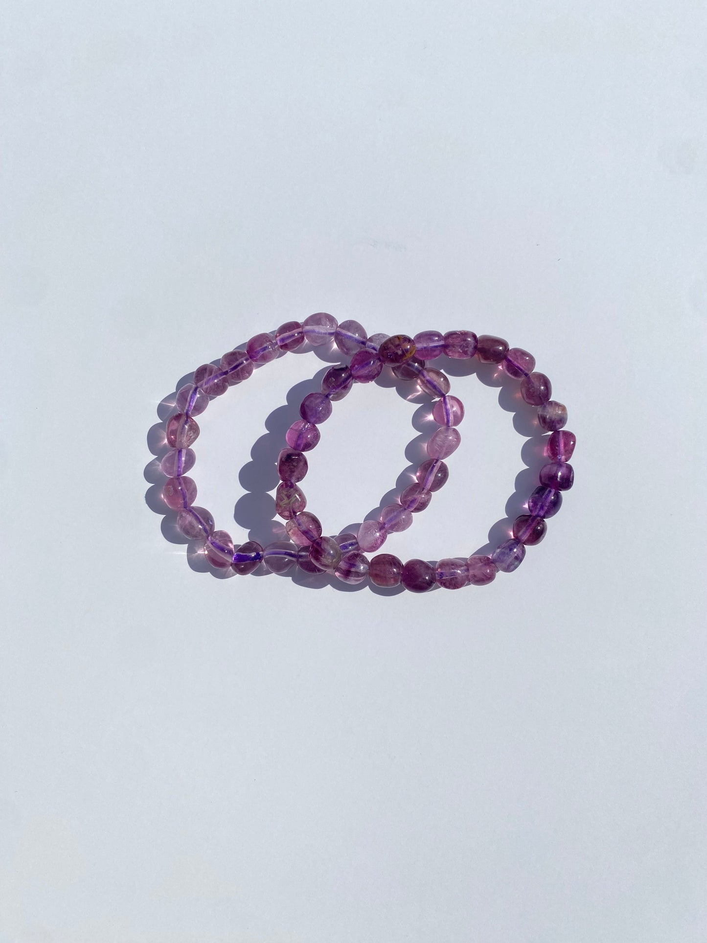 Purple Fluorite Bracelet
