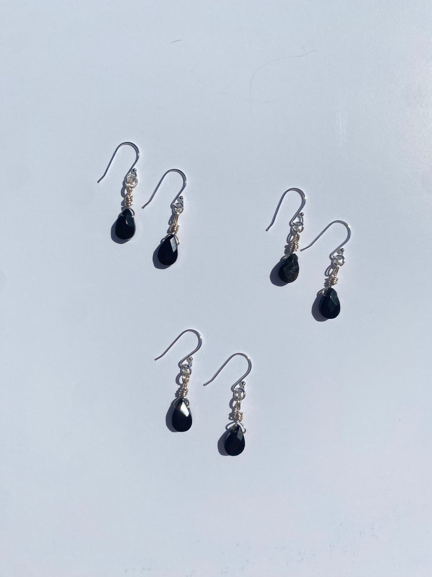 Grace Earring in Obsidian