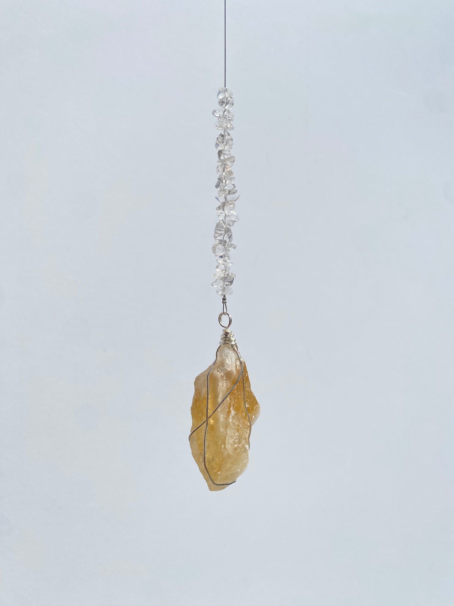 Citrine Wrapped Hanger