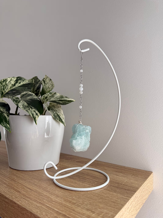 Aquamarine Wrapped Hanger Stand
