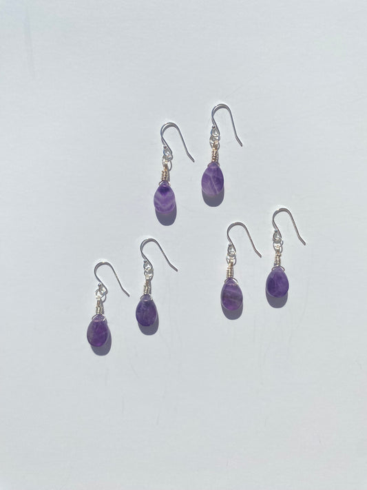 Grace Earring in Amethyst