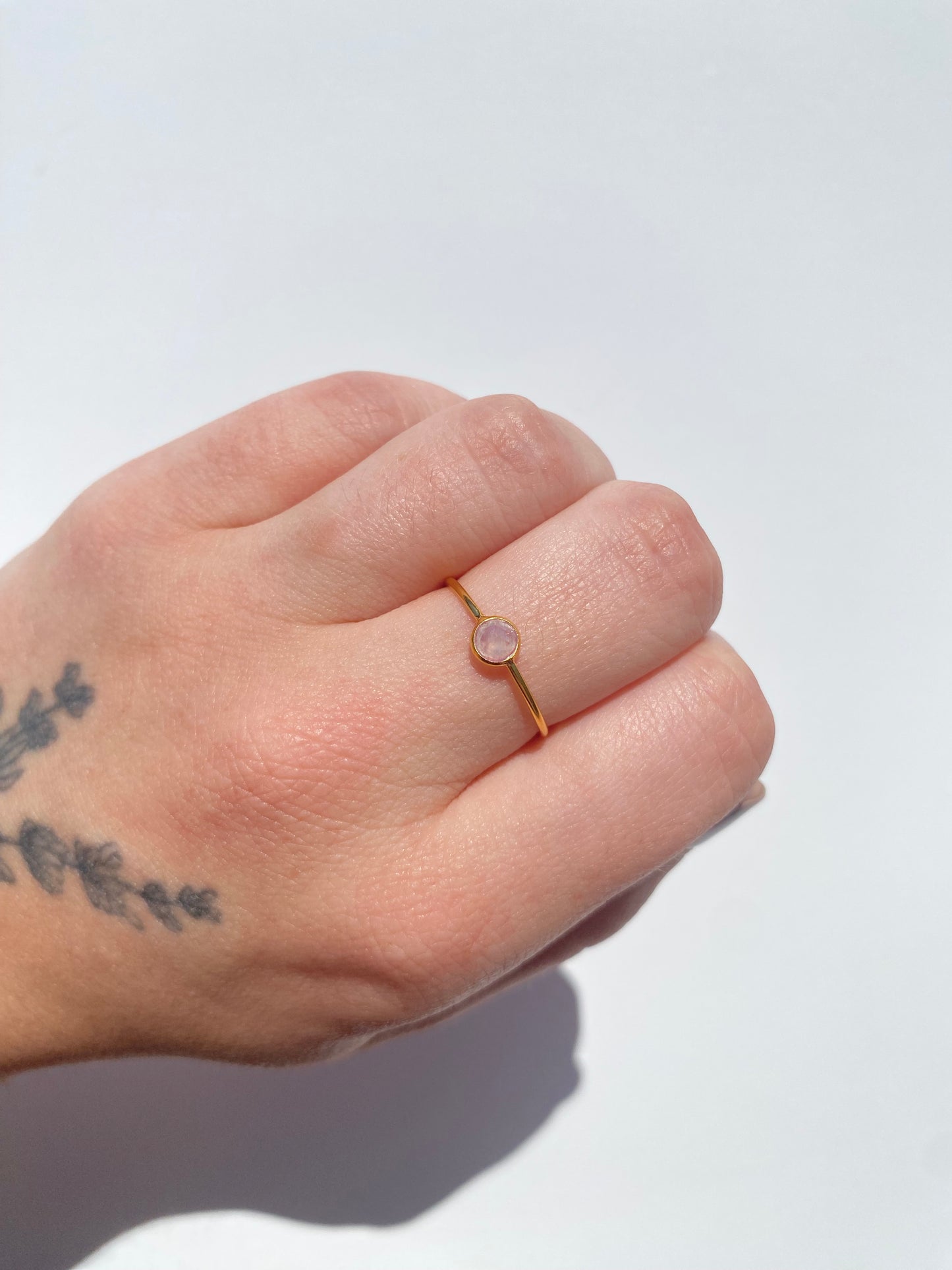 Aurora Ring Gold - Moonstone