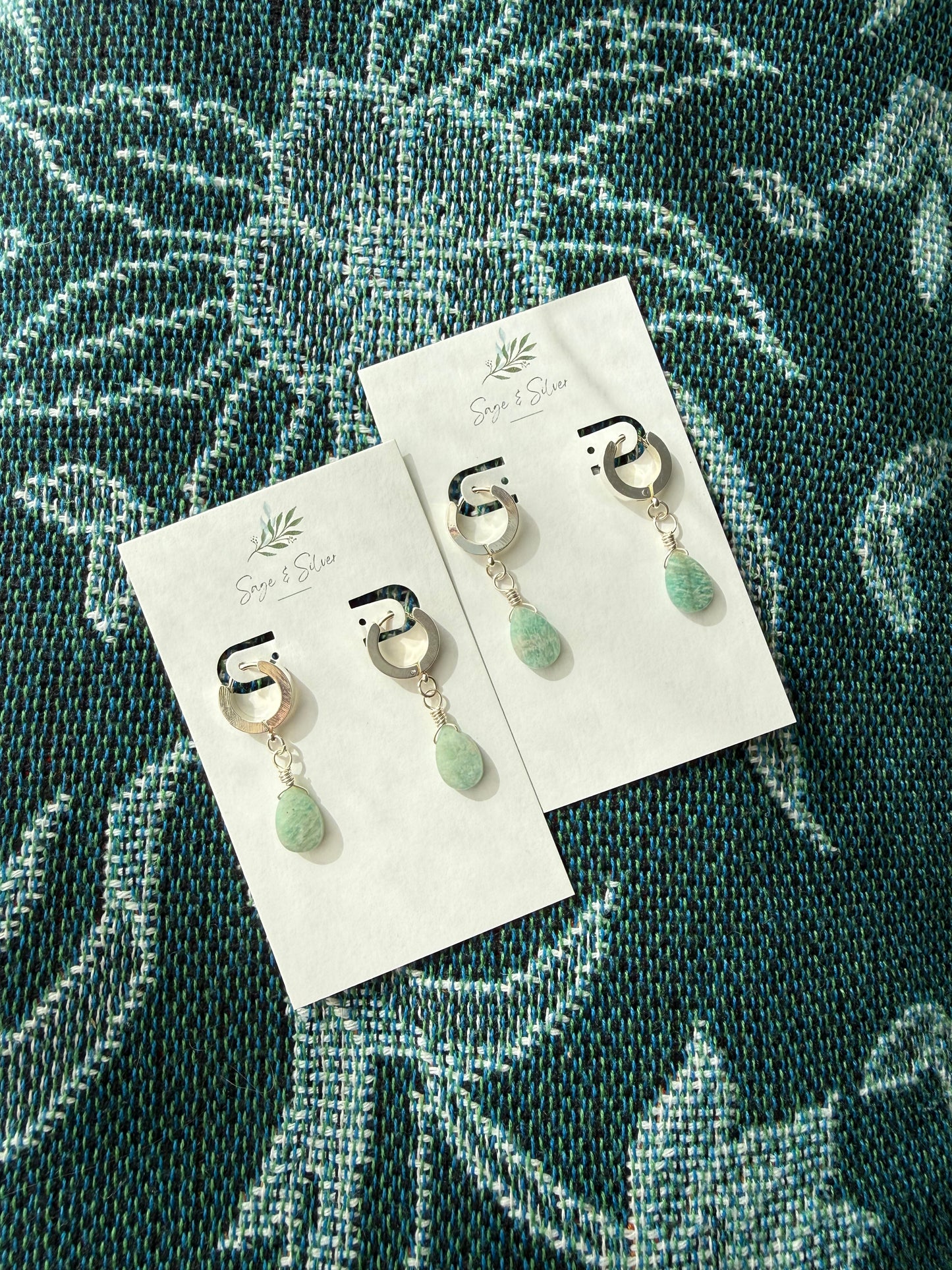 Cleo Earrings - Amazonite