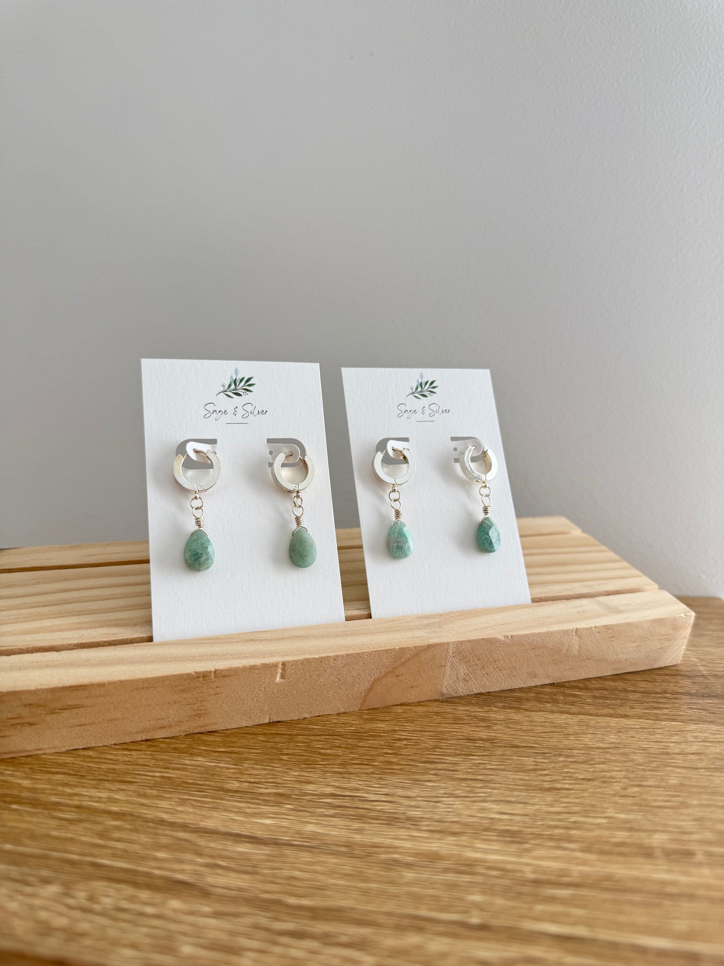 Cleo Earrings - Amazonite