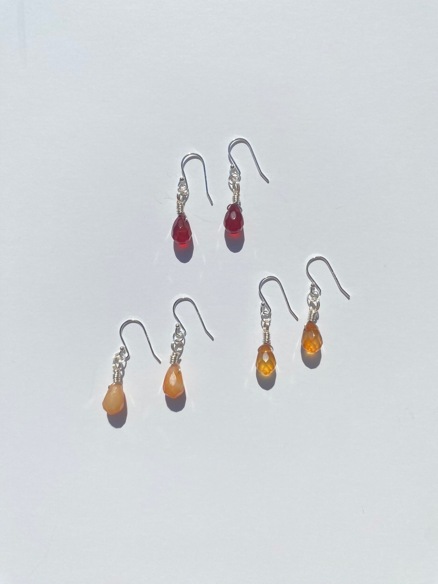 Grace Earring in Carnelian