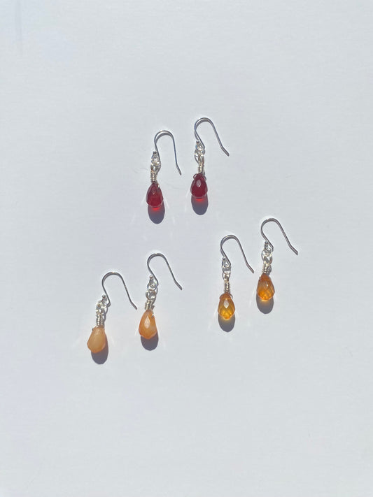 Grace Earring in Carnelian