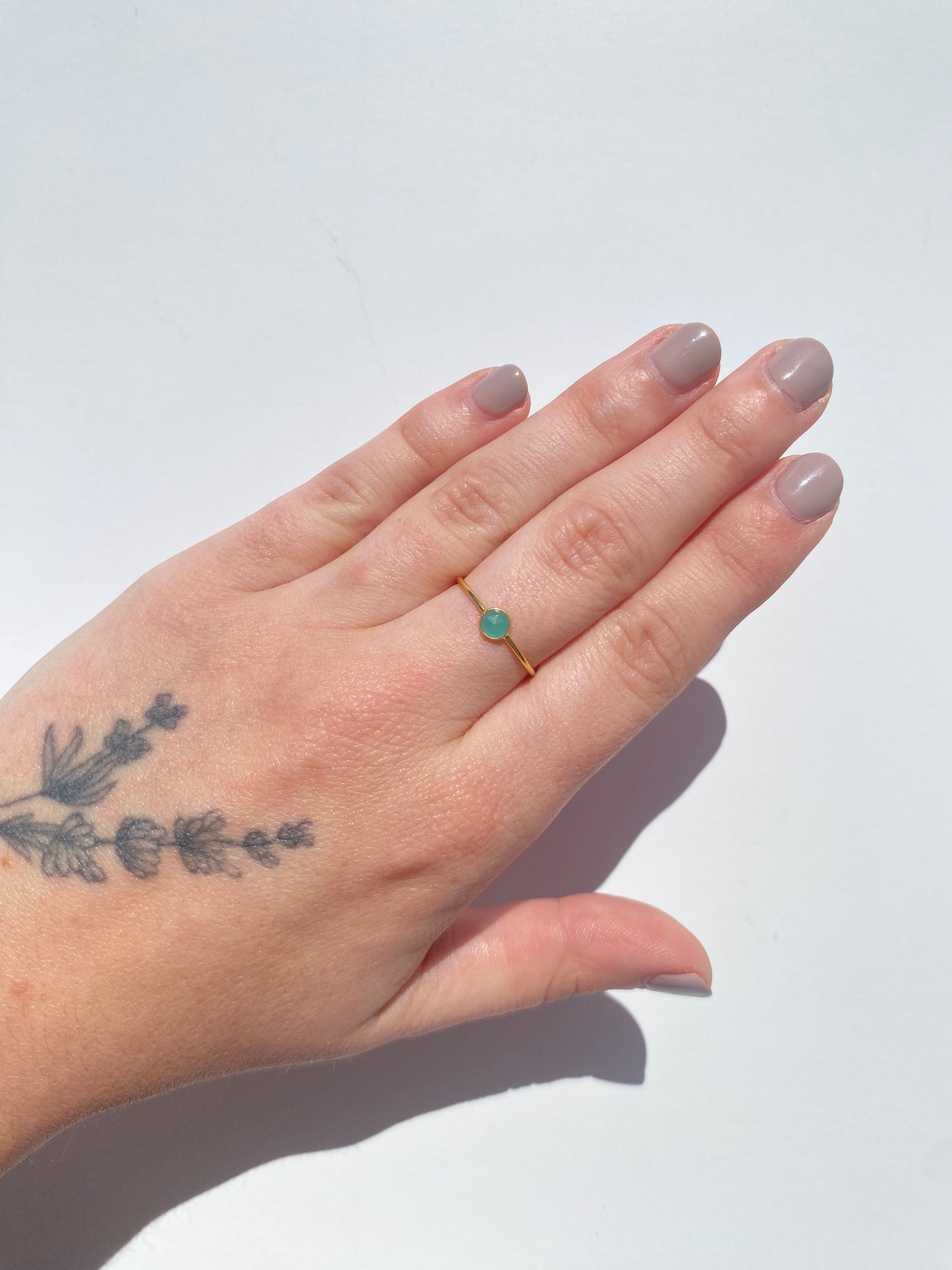 Aurora Ring Gold - Amazonite