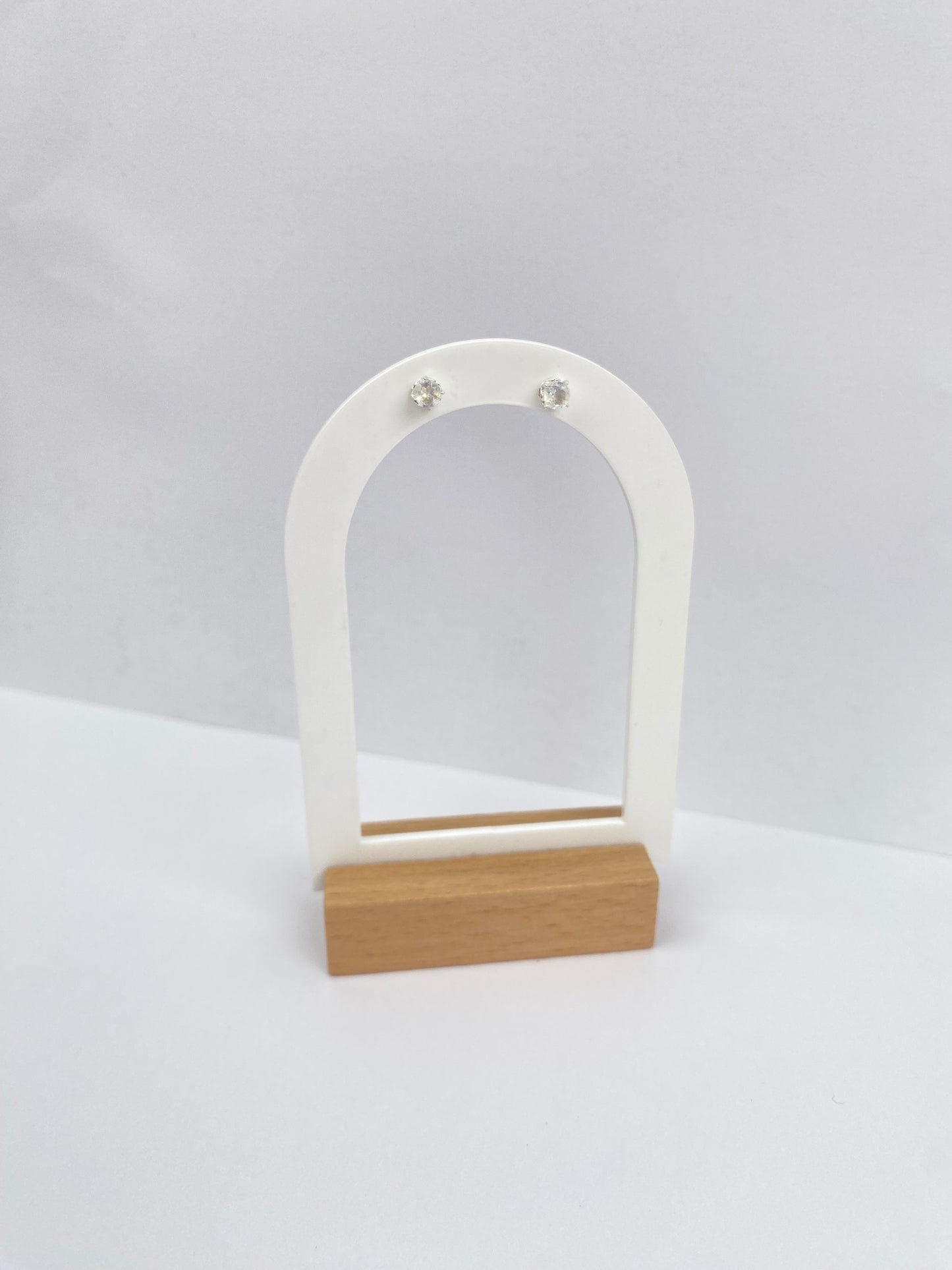 Petra Studs - Moonstone