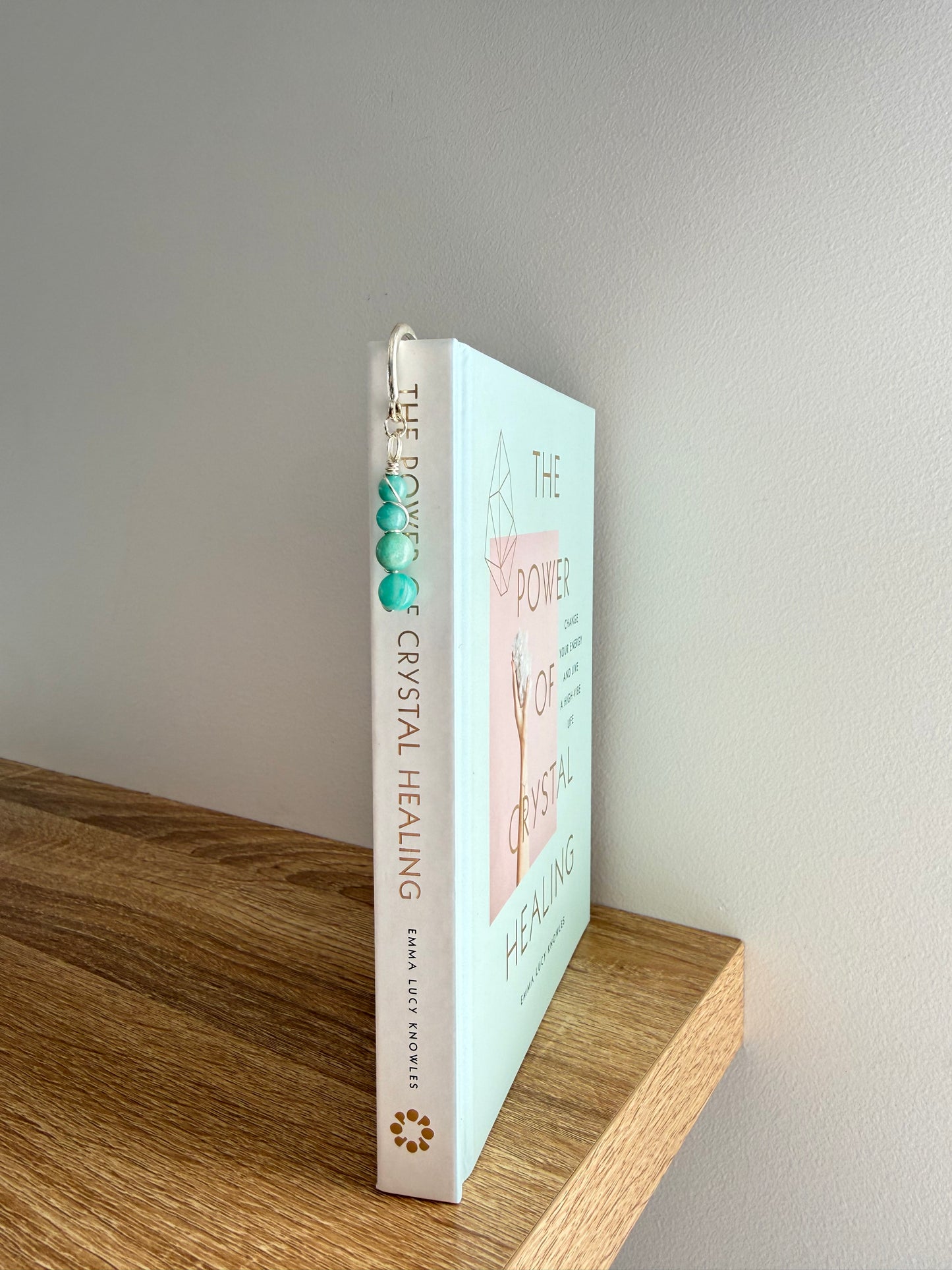 Flower Bookmark - Amazonite