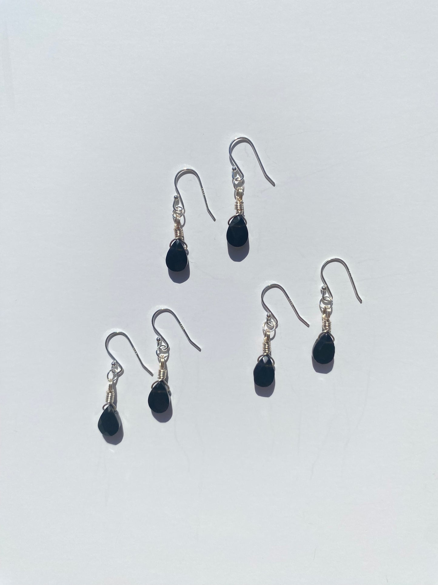 Grace Earring in Obsidian
