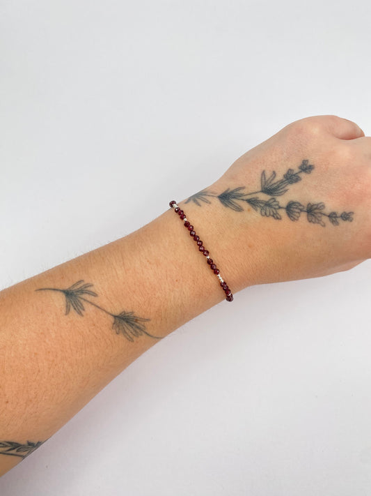 Ethereal Bracelet - Garnet
