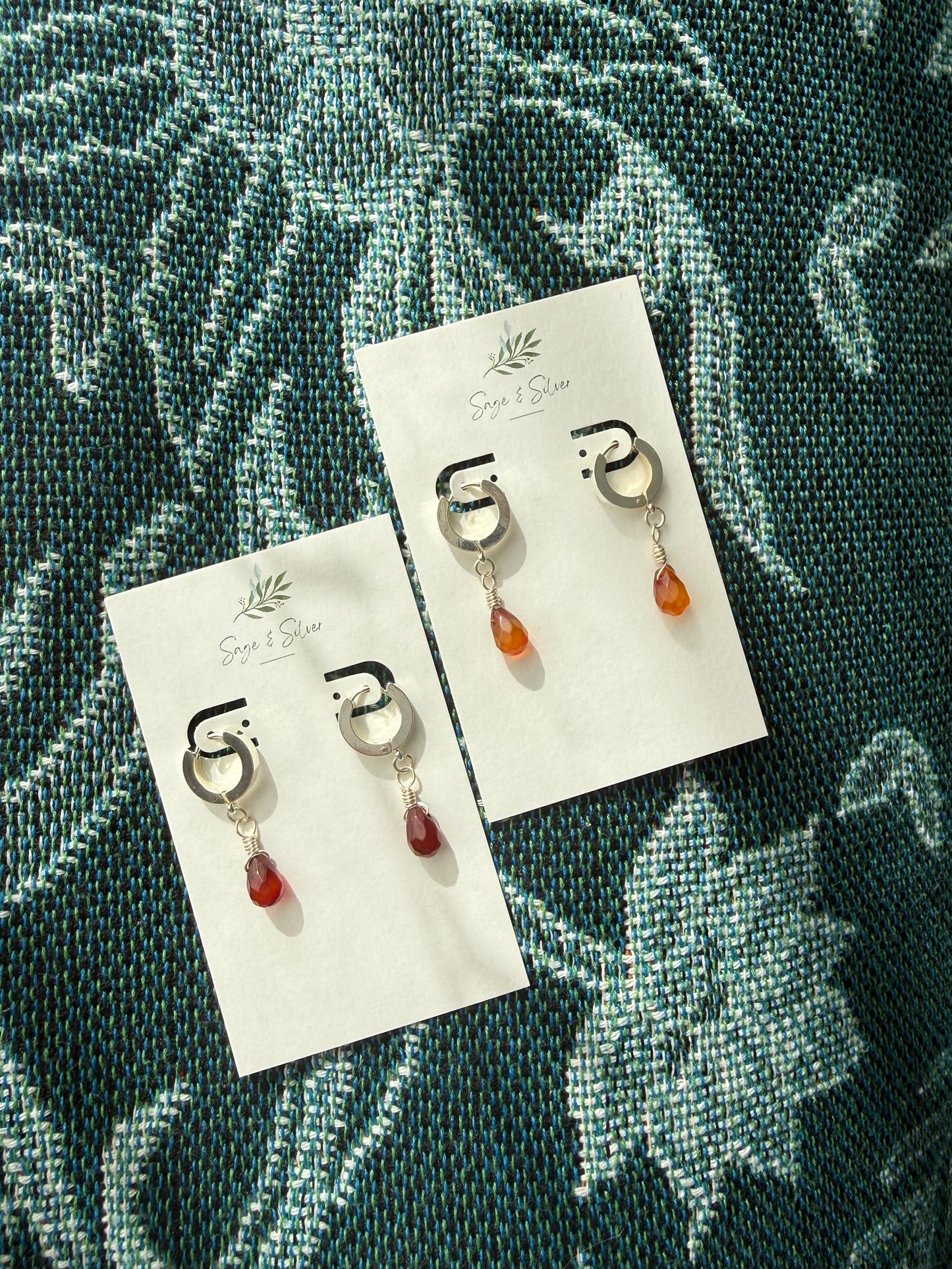 Cleo Earring - Carnelian