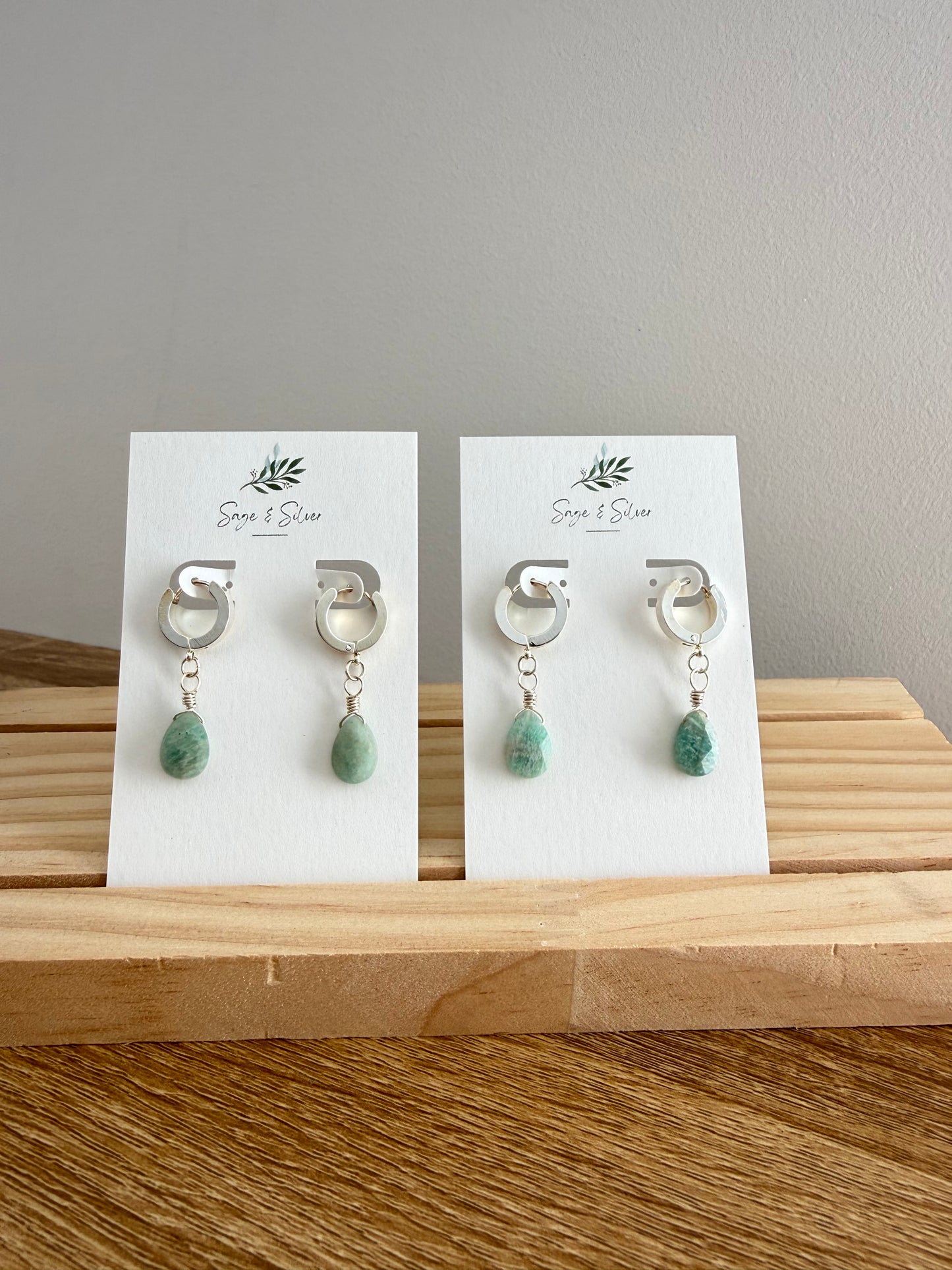 Cleo Earrings - Amazonite