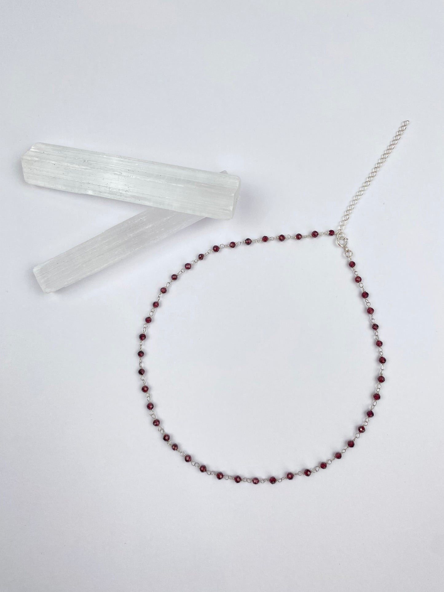 Stella Necklace - Garnet