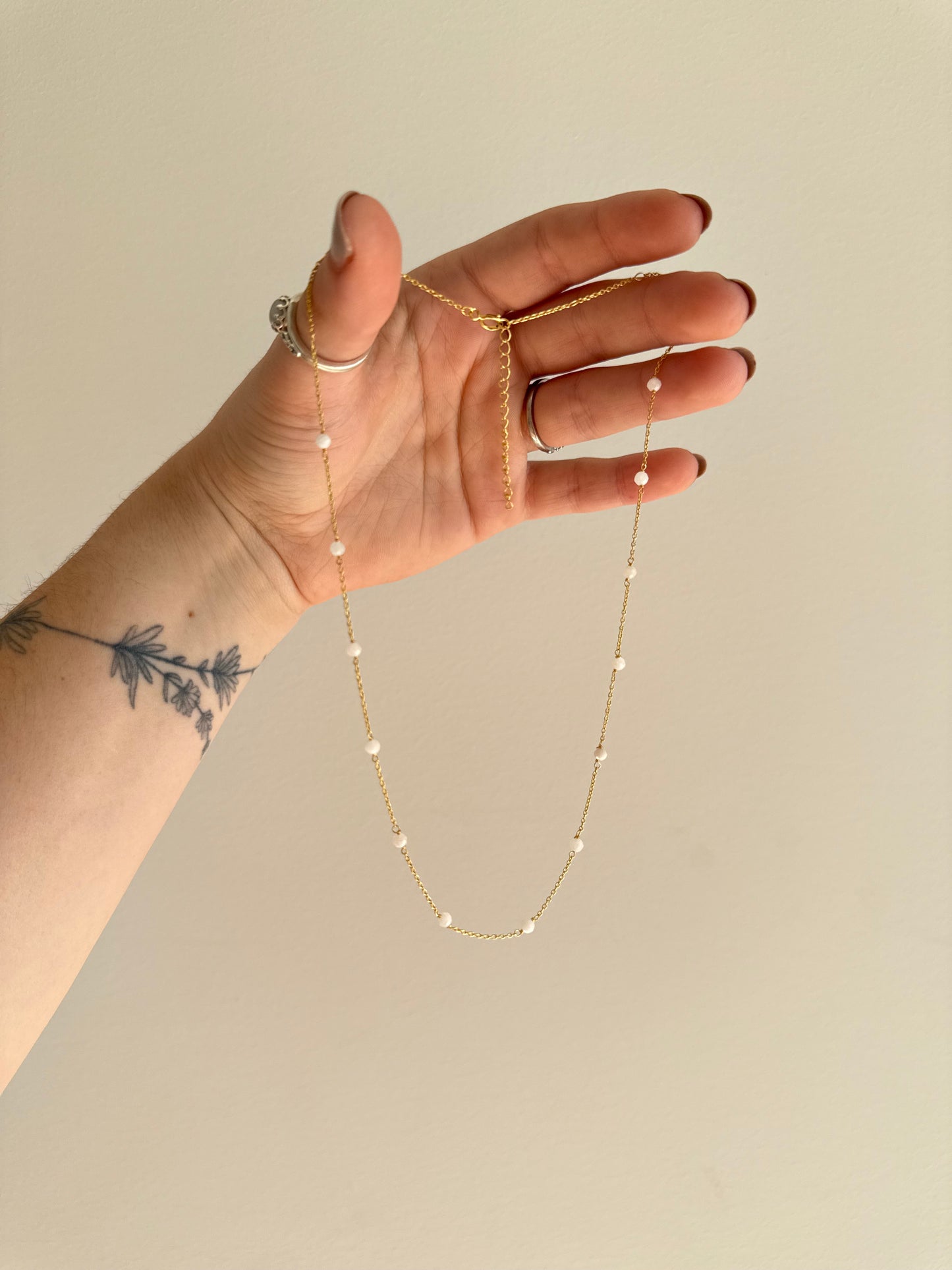 Ember Necklace Gold - Moonstone