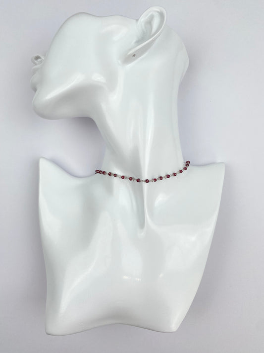Stella Necklace - Garnet