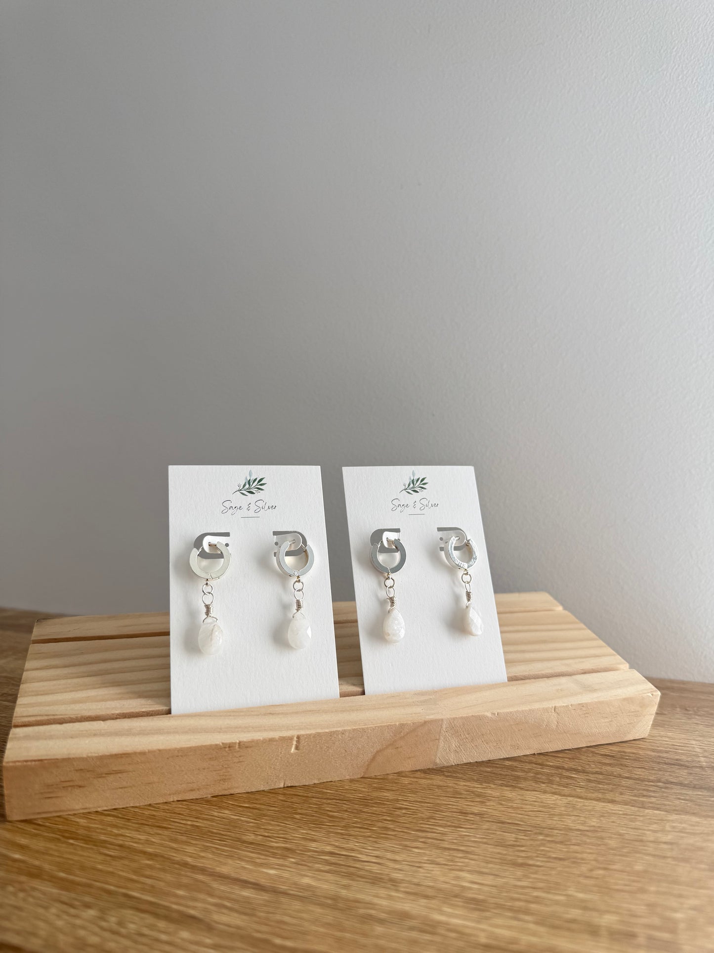 Cleo Earrings - Moonstone